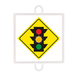PANEL DE SEÑALIZACIÓN TRÁFICO DE ADVERTENCIA Nº 2 (SEMÁFORO AMBAR) - Imagen 2