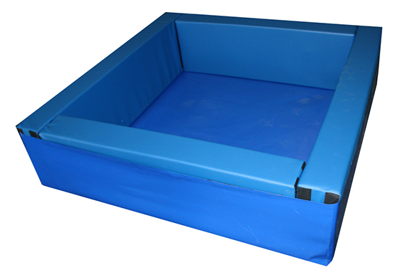 PISCINA CUADRADA LLENADO PELOTAS, 150X150X40CM ALTO X 15CM ANCHO - Imagen 4