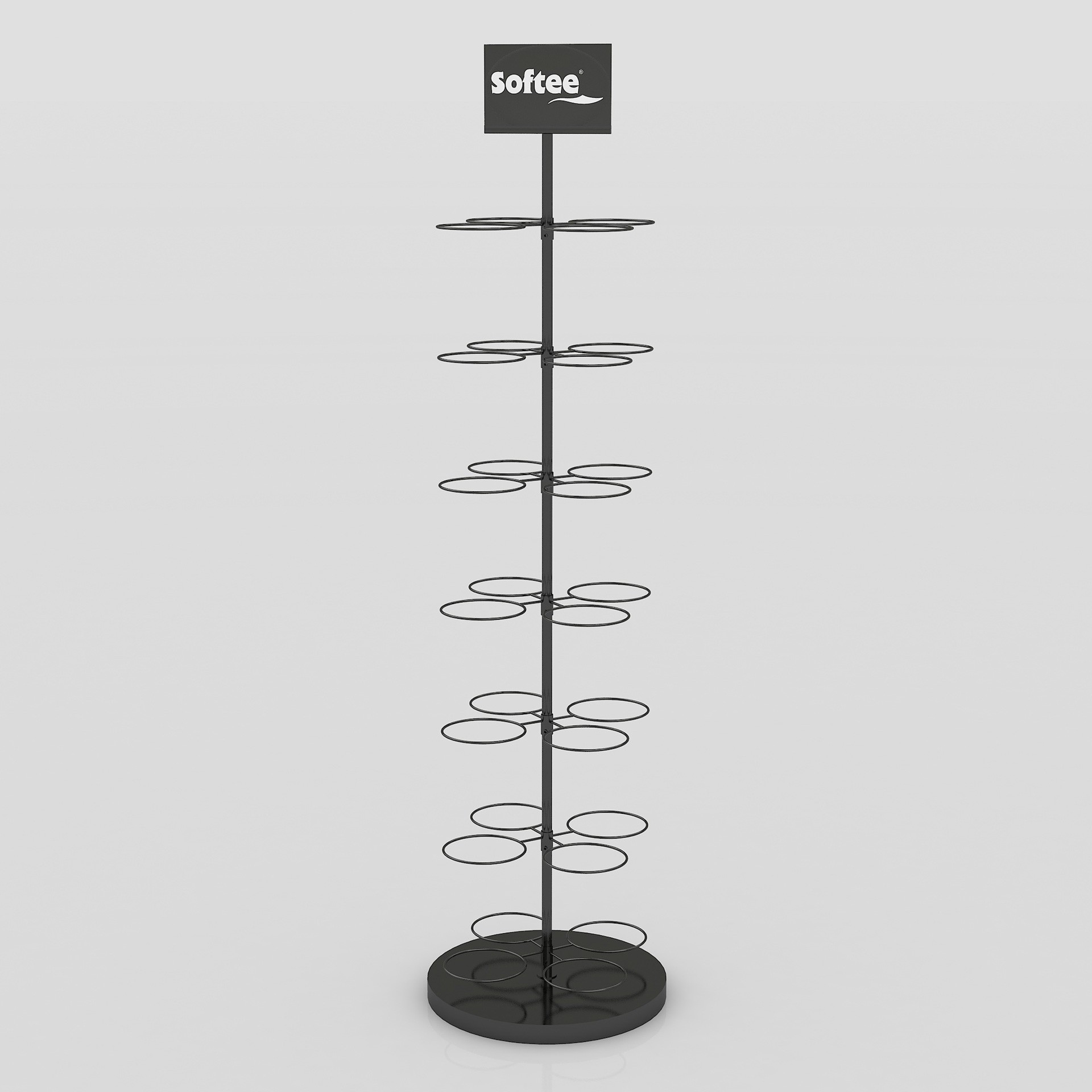 RACK EXPOSITOR BALONES ESTILO ÁRBOL ROTATIVO - Imagen 3