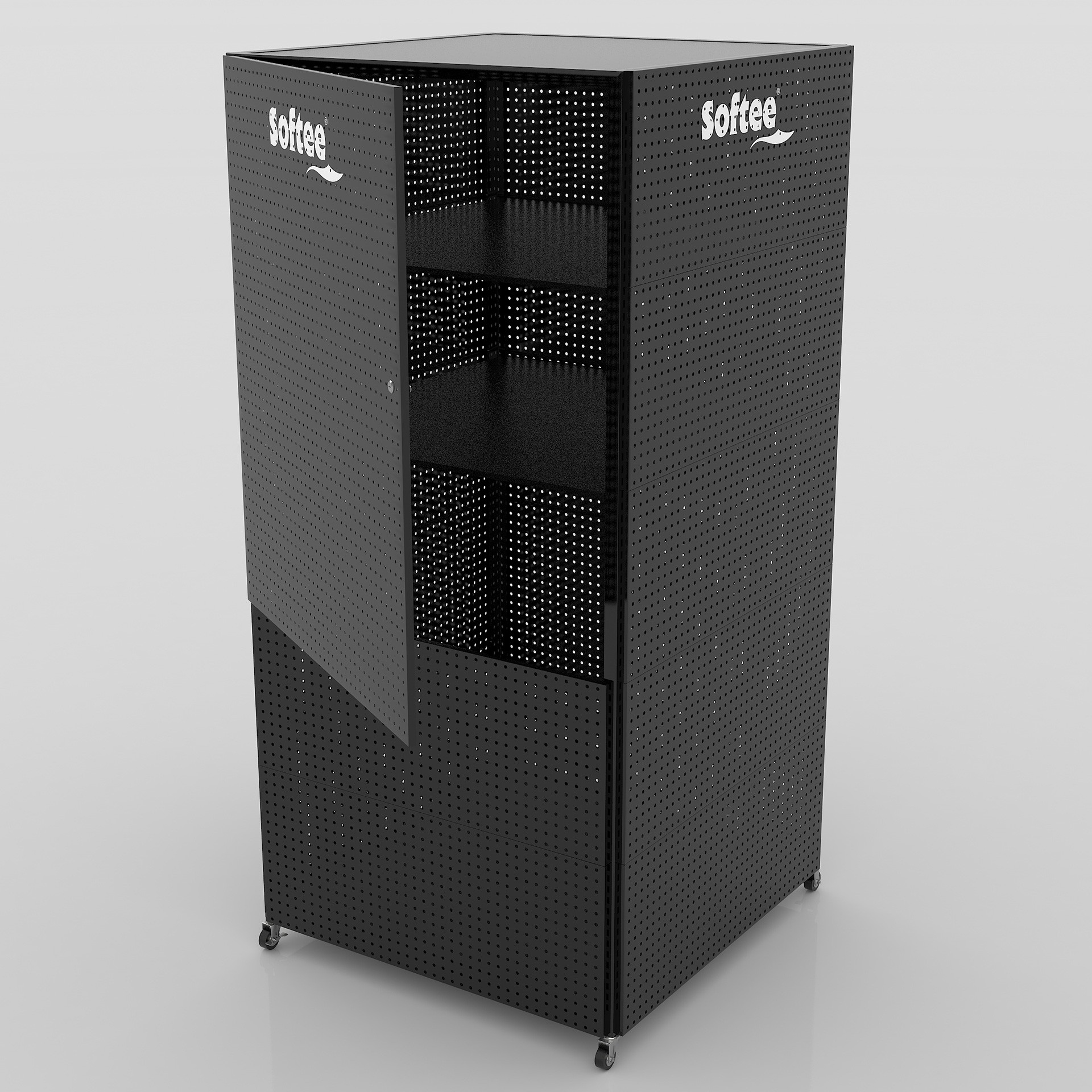 RACK EXPOSITOR CON SISTEMA ALMACENAJE - Imagen 2