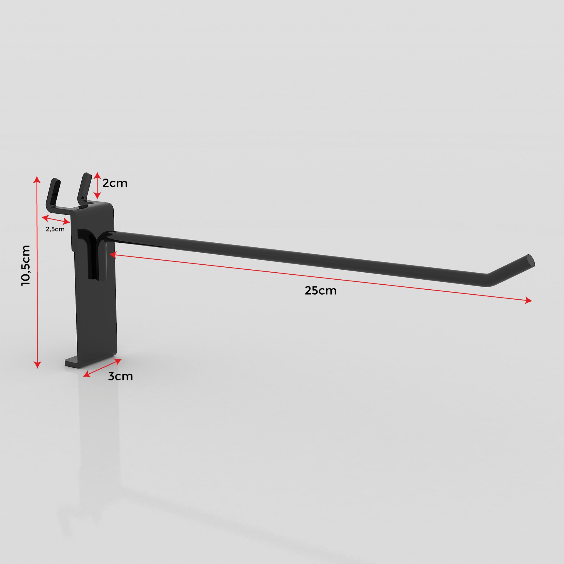 SOPORTE PERCHAS PARA RACK EXPOSITOR - Imagen 2