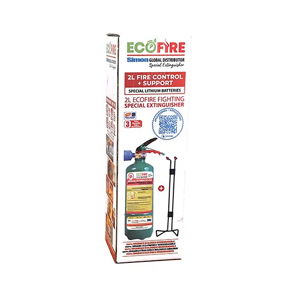 ECOFIRE® - Extintor de incendios Green 2L. + Soporte - Imagen 4