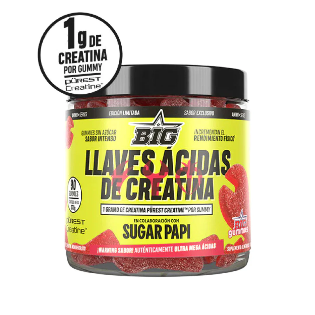 WEYDER® - Llaves ácidas de creatina 90 gummies de Big