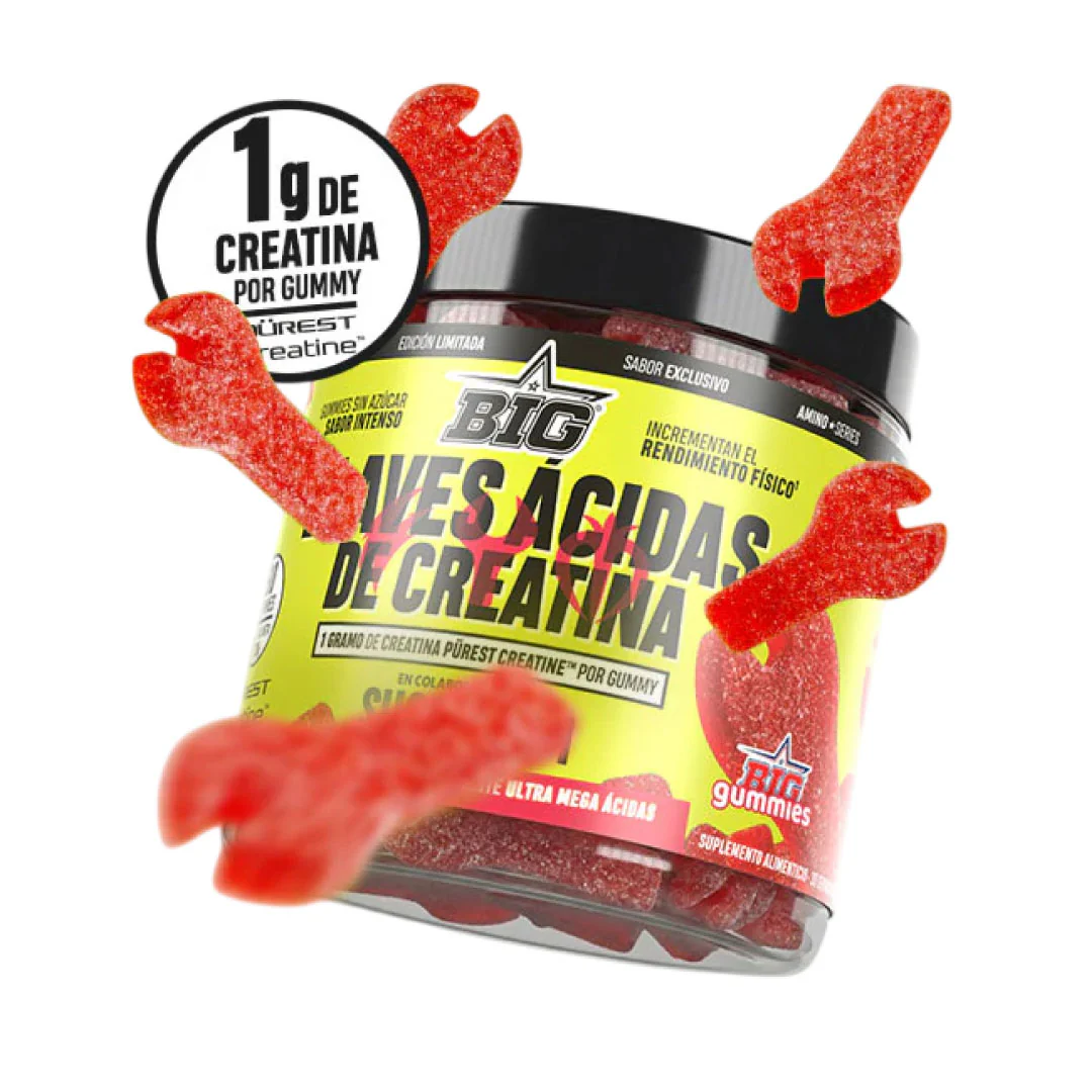 WEYDER® - Llaves ácidas de creatina 90 gummies de Big - Imagen 2