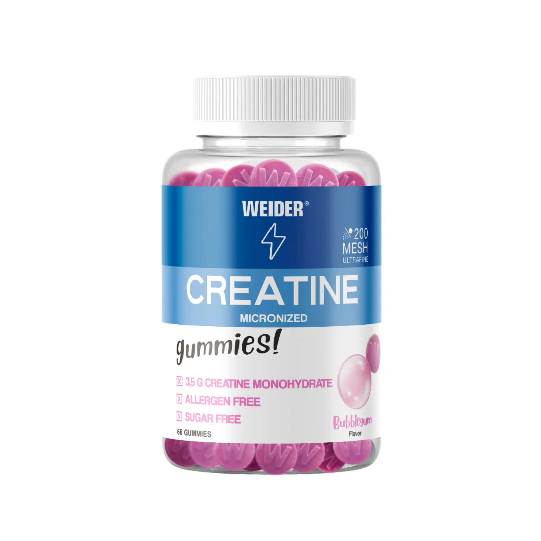 WEIDER® - Gominolas de creatina sabor chicle 66 unidades de Weider
