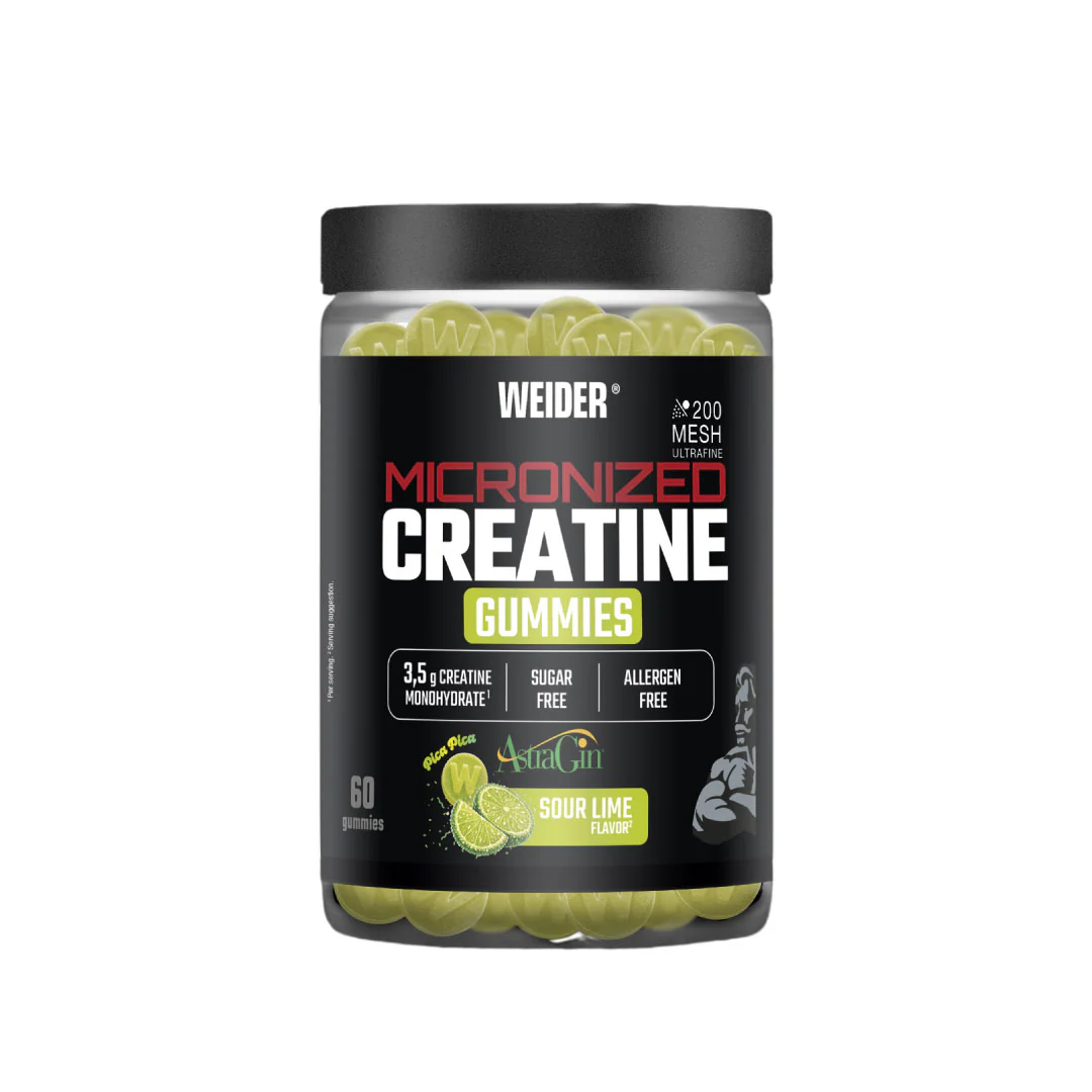 WEIDER® - Gominolas de creatina sabor lima 60 unidades de Weider