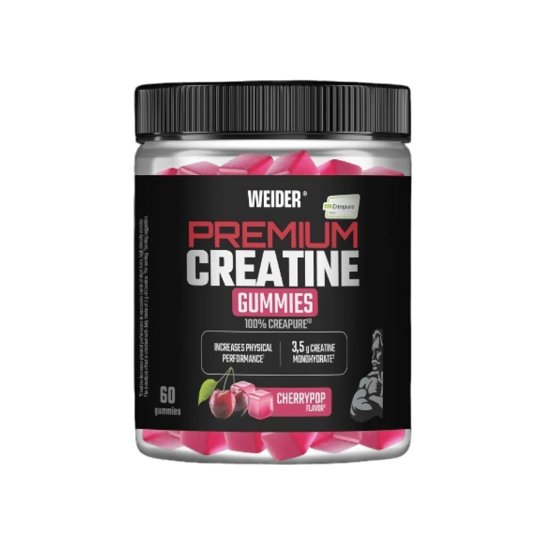 WEIDER® - Gominolas de creatina Creapure sabor a cereza 60 unidades de Weider