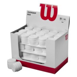 CAJA 60 OVERGRIPS WILSON BLANCO PRO - Imagen 2