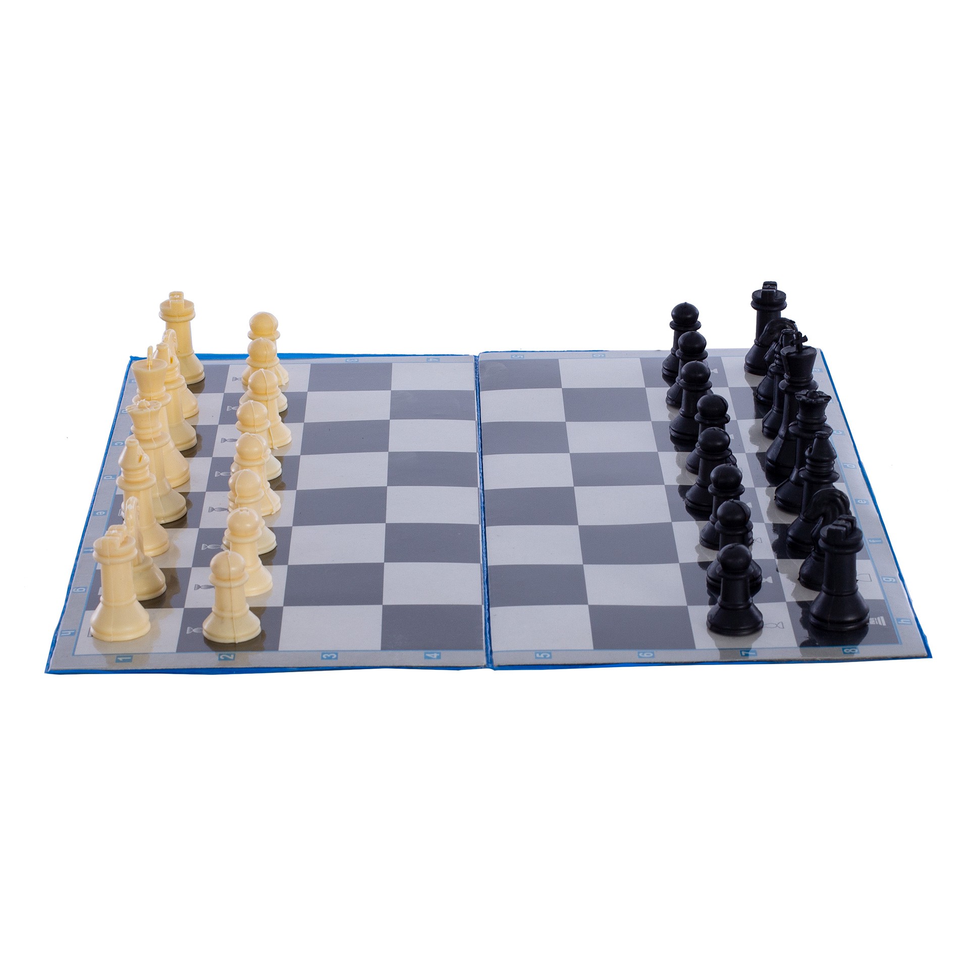 TABLERO AJEDREZ 33 CM PLEGABLE -INCLUYE FICHAS SENCILLAS- - Imagen 2