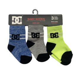 PACK 3 CALCETINES BEBÉ DC STRIPE CREW 83724T - Imagen 2