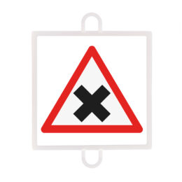PANEL DE SEÑALIZACIÓN TRÁFICO DE PELIGRO Nº 3 INTERSECCIÓN - Imagen 2