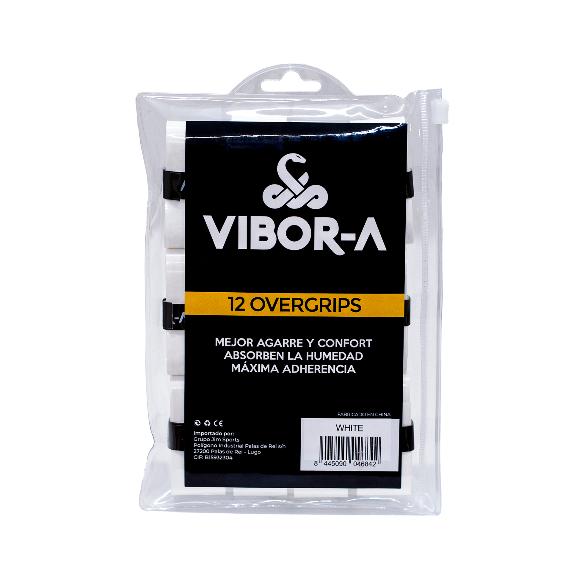 BOLSA DE 12 OVERGRIPS VIBOR-A LISOS - Imagen 2