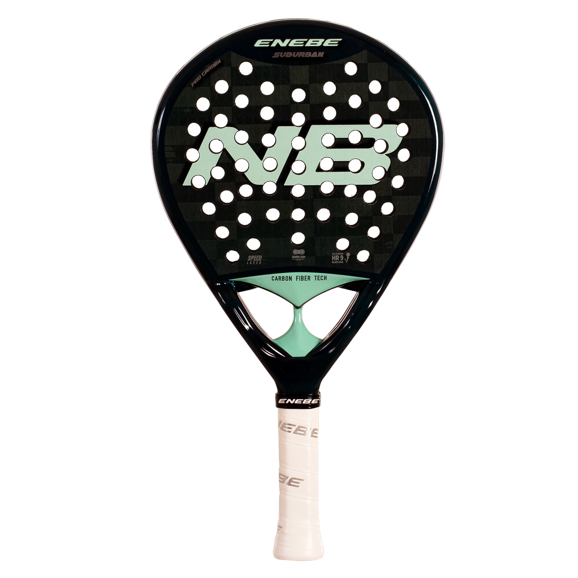 PALA DE PÁDEL ENEBE SUBURBAN GREEN 12K - Imagen 3