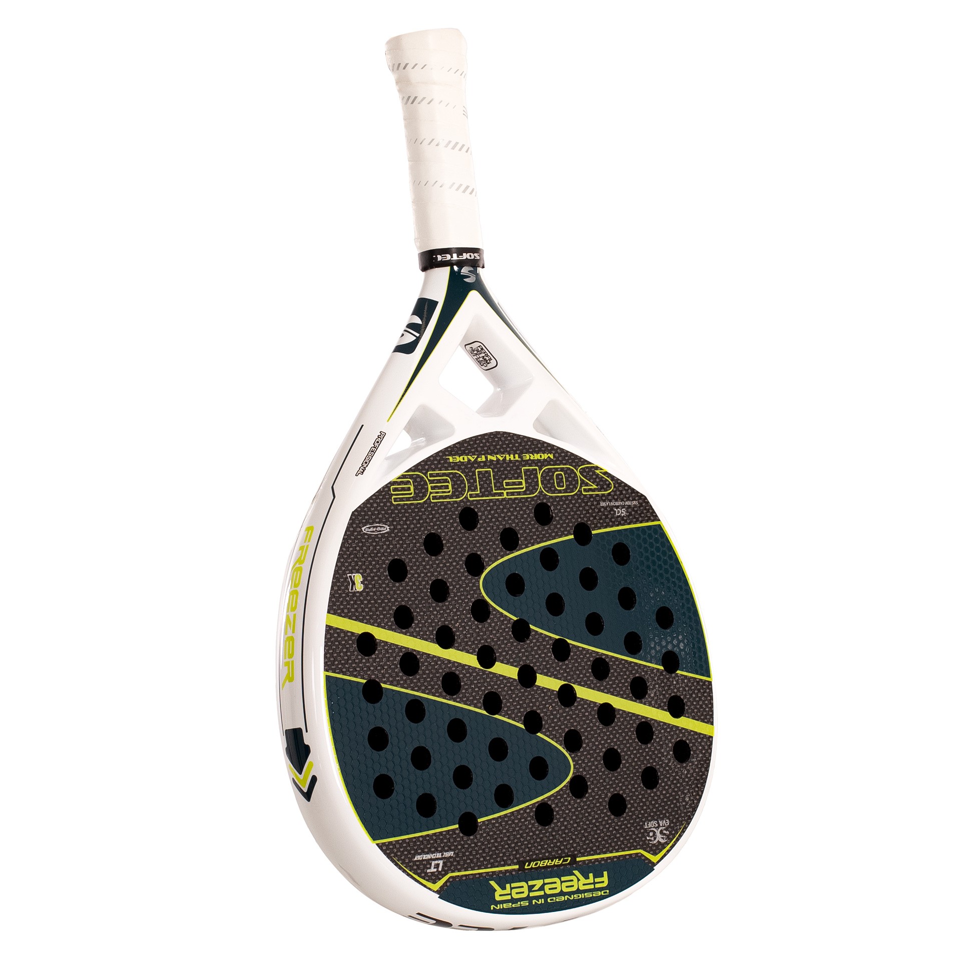 PALA DE PÁDEL SOFTEE FREEZER CARBON 3K PETROL - Imagen 6