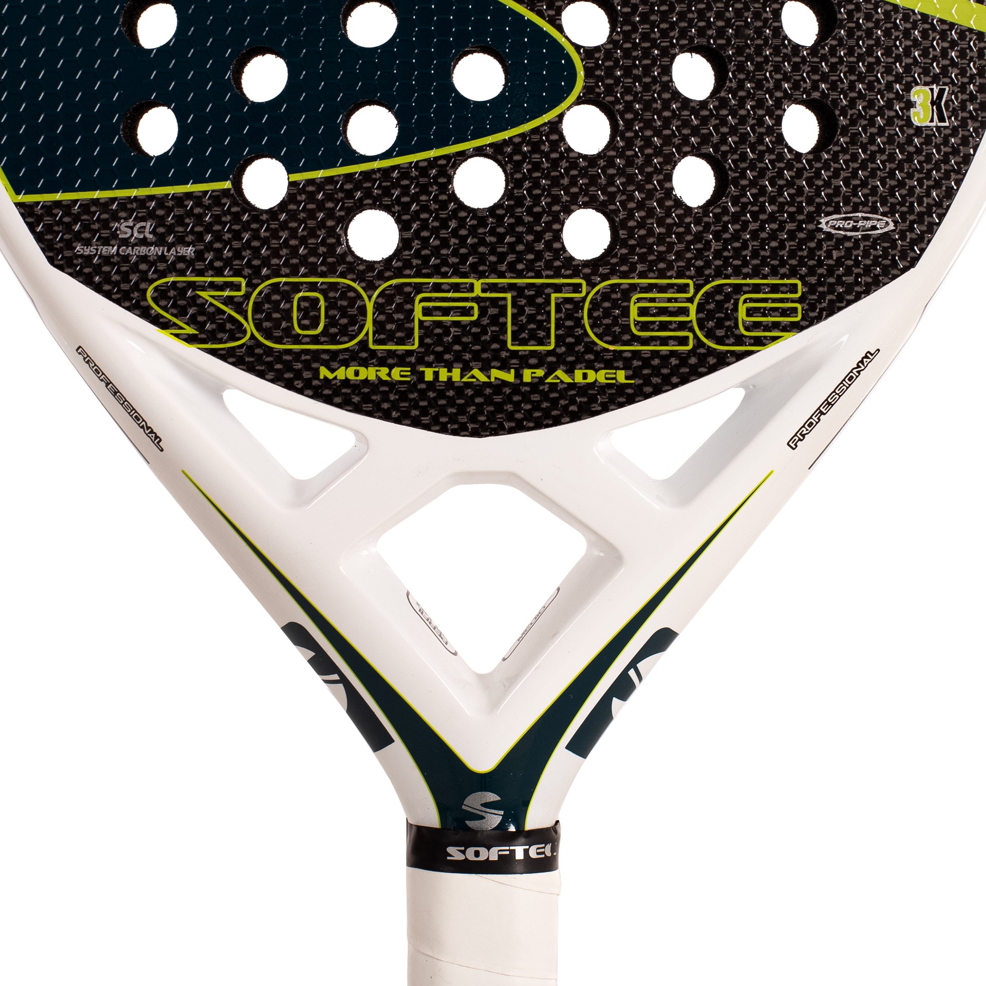 PALA DE PÁDEL SOFTEE FREEZER CARBON 3K PETROL - Imagen 4
