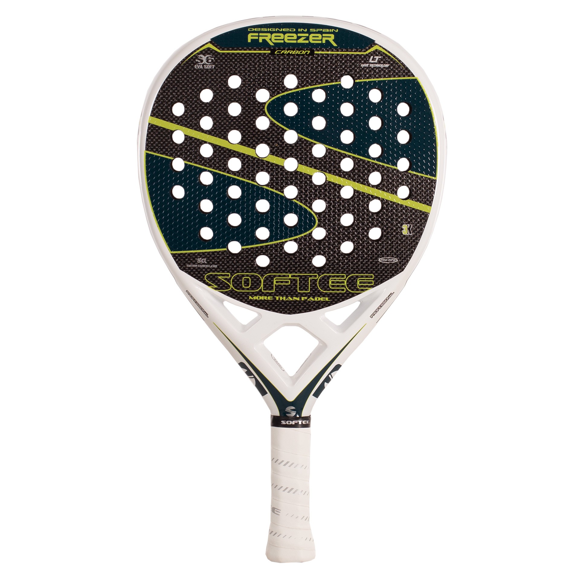 PALA DE PÁDEL SOFTEE FREEZER CARBON 3K PETROL - Imagen 2