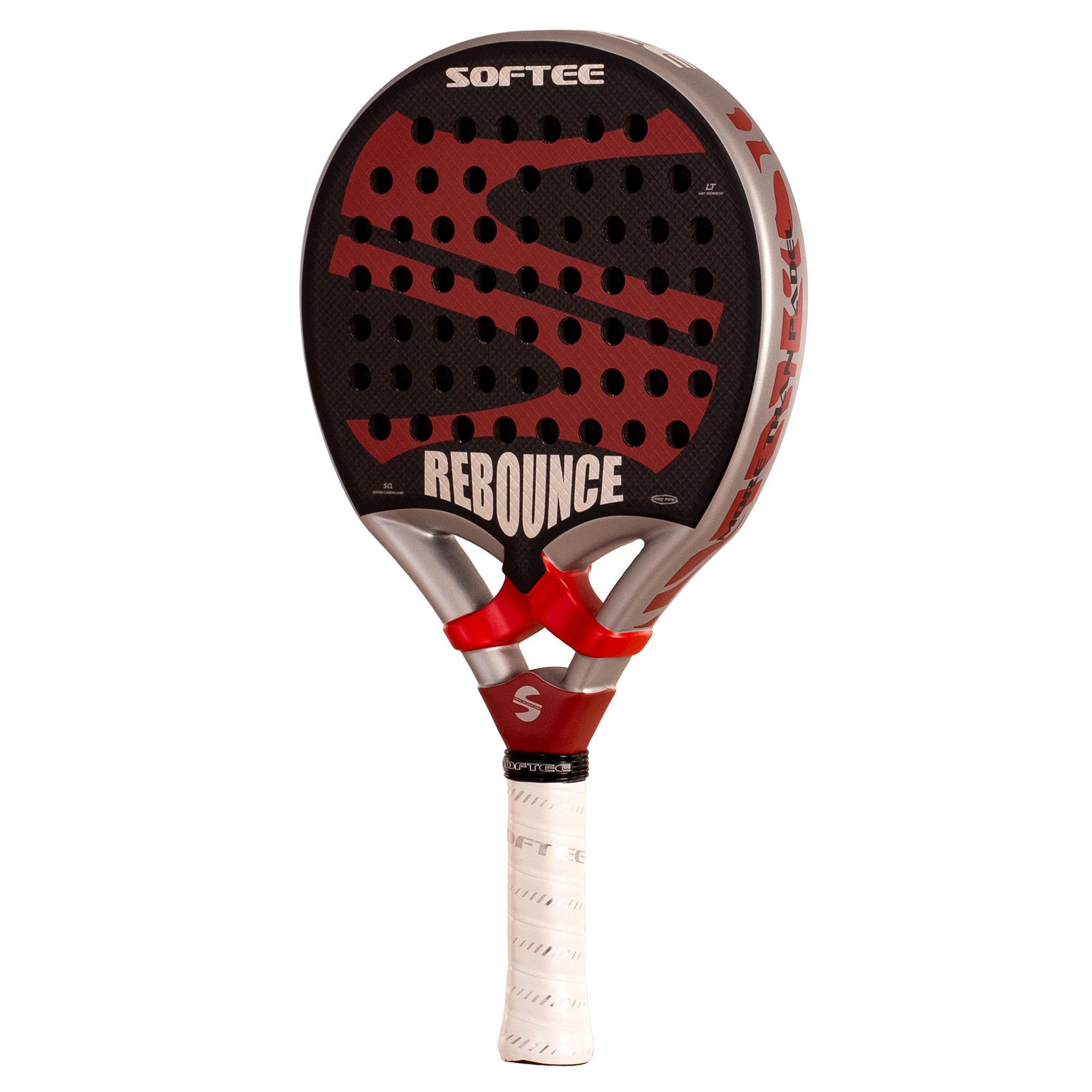 PALA DE PÁDEL SOFTEE REBOUNCE RED 3K - Imagen 4