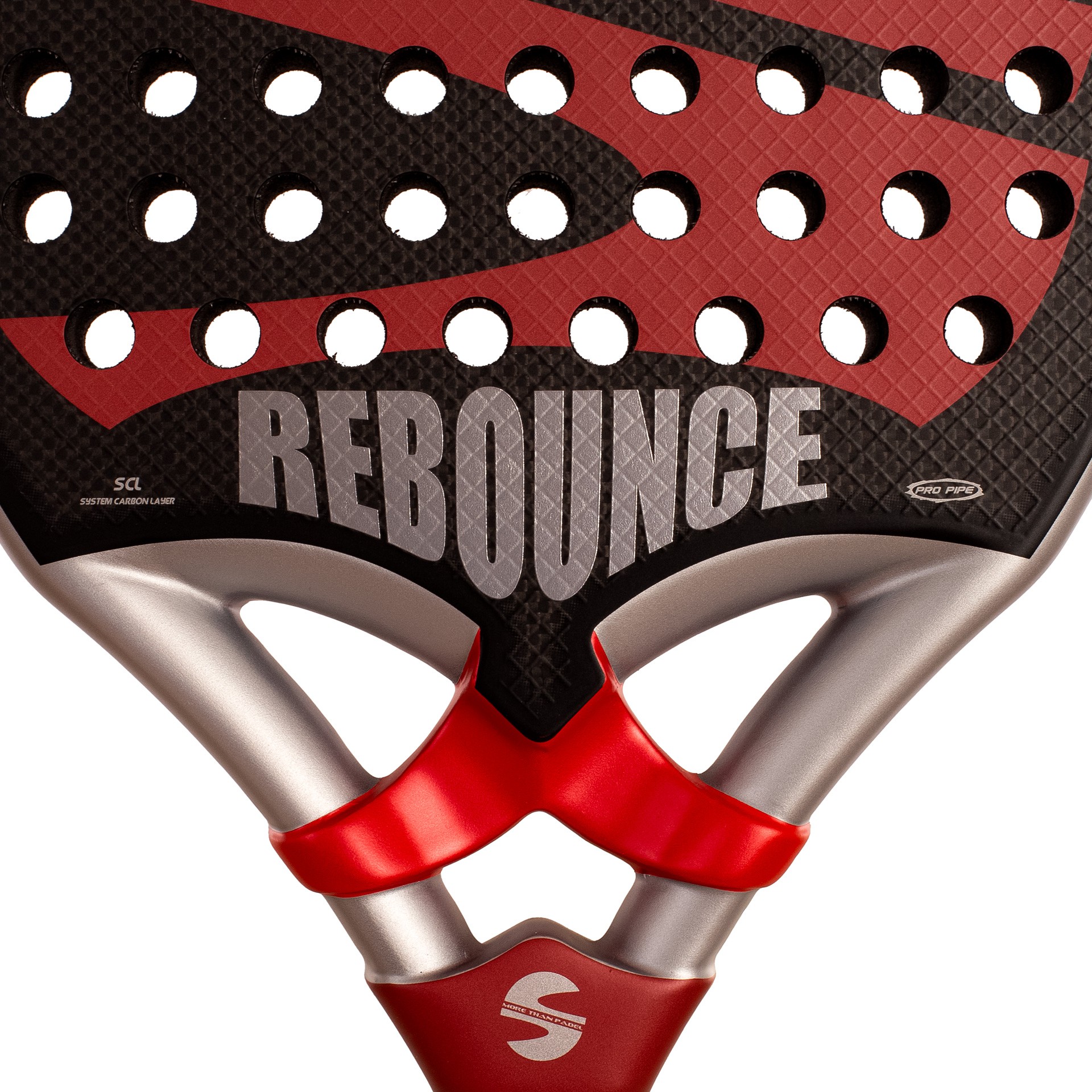PALA DE PÁDEL SOFTEE REBOUNCE RED 3K - Imagen 5