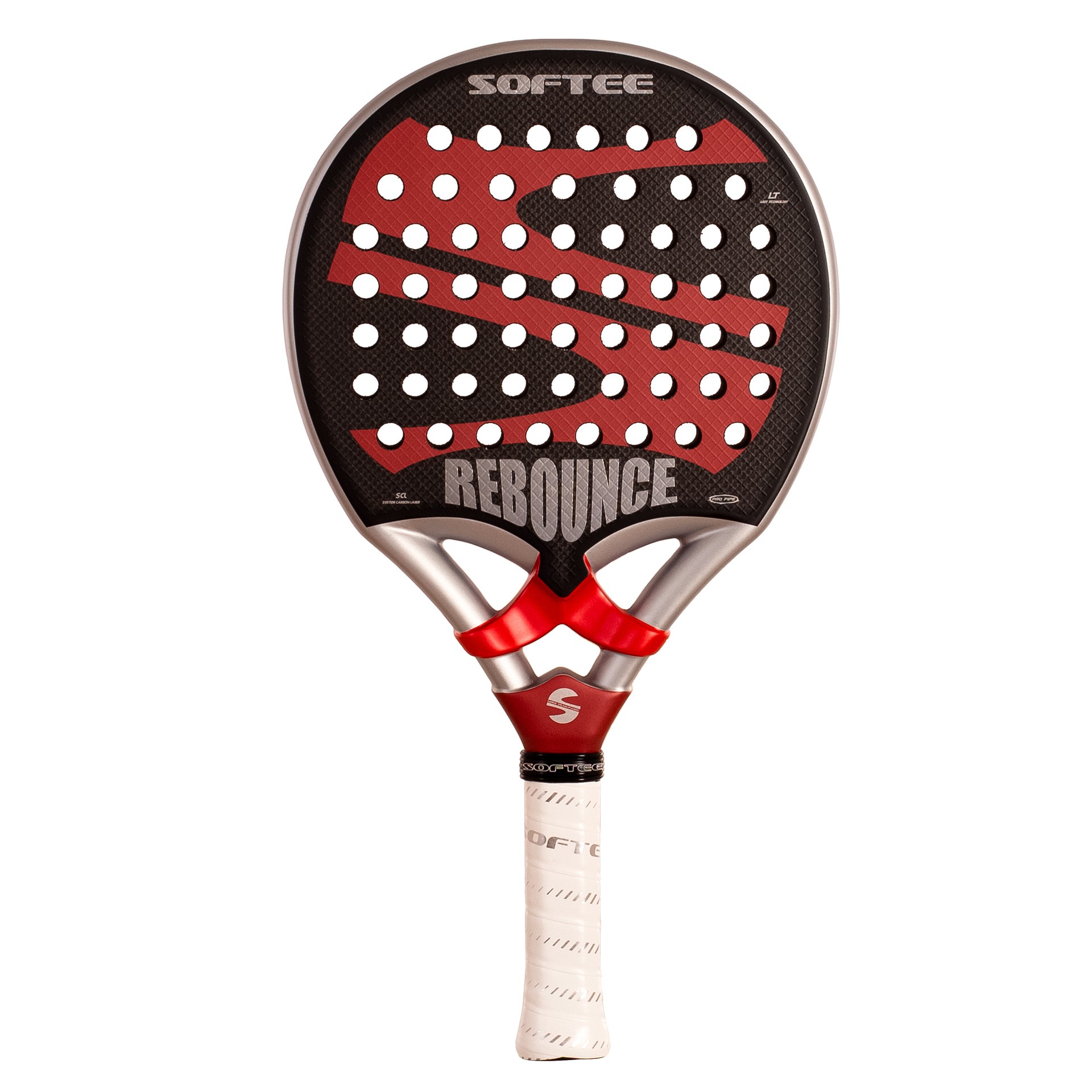 PALA DE PÁDEL SOFTEE REBOUNCE RED 3K - Imagen 2