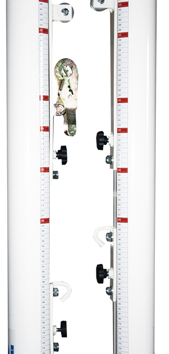 JUEGO DE 2 POSTES MULTIALTURAS ALUMINIO TUBO DE 90MM FIJOS - Imagen 3